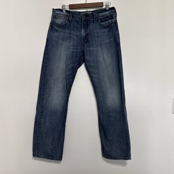 Men's Levis 514 Slim Fit Straight Leg Stretch Jeans TgSz 36x32 - Picture 1 of 14